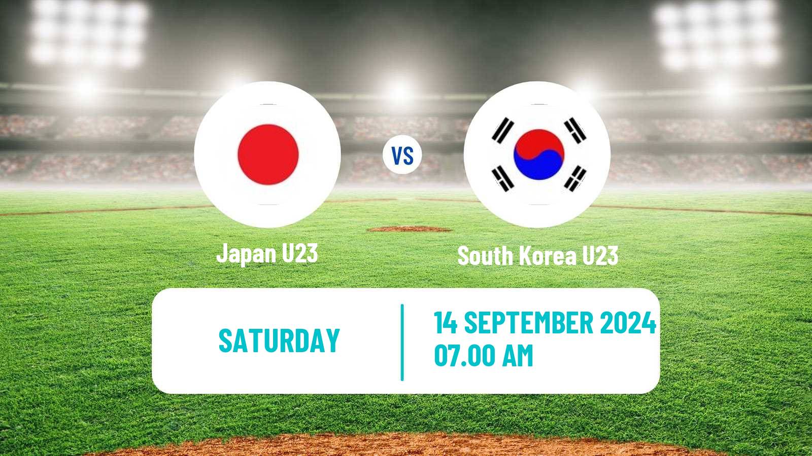 Baseball World Cup U23 Baseball Japan U23 - South Korea U23