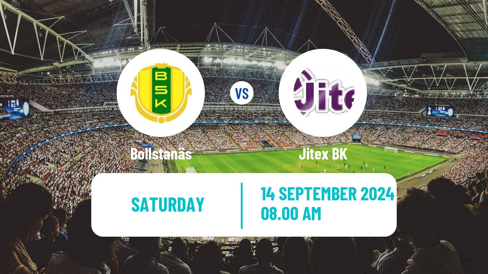 Soccer Swedish Elitettan Women Bollstanäs - Jitex