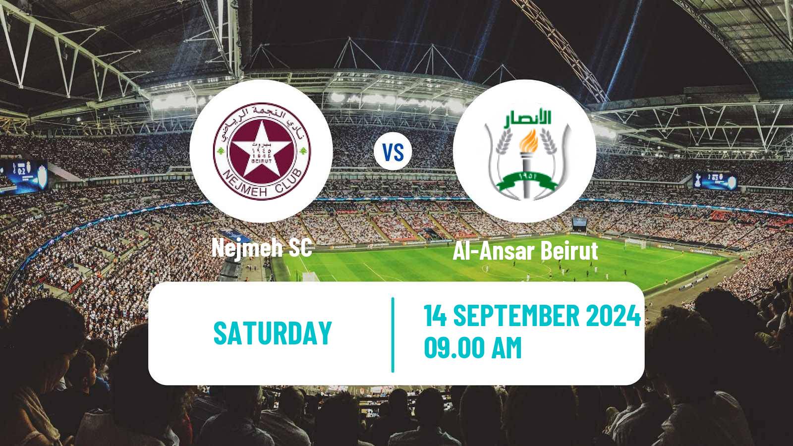 Soccer Lebanese Super Cup Nejmeh - Al-Ansar Beirut