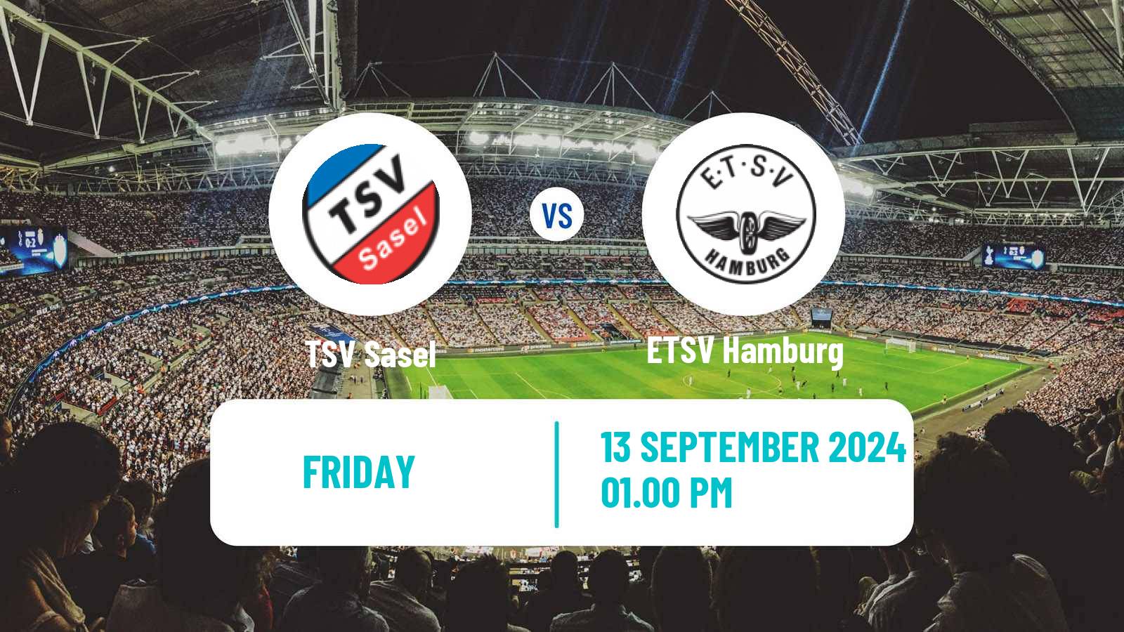 Soccer German Oberliga Hamburg Sasel - ETSV Hamburg