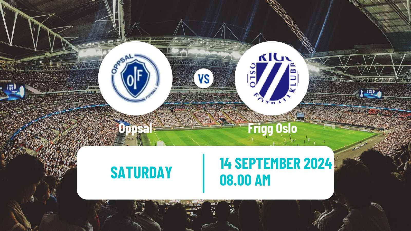 Soccer Norwegian Division 3 - Group 3 Oppsal - Frigg Oslo