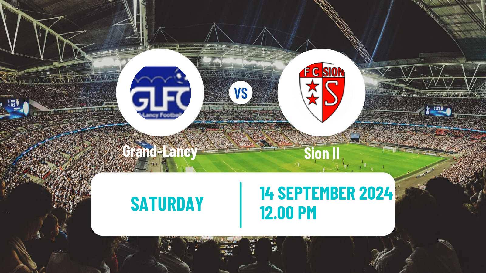 Soccer Swiss 1 Liga Classic Group 1 Grand-Lancy - Sion II