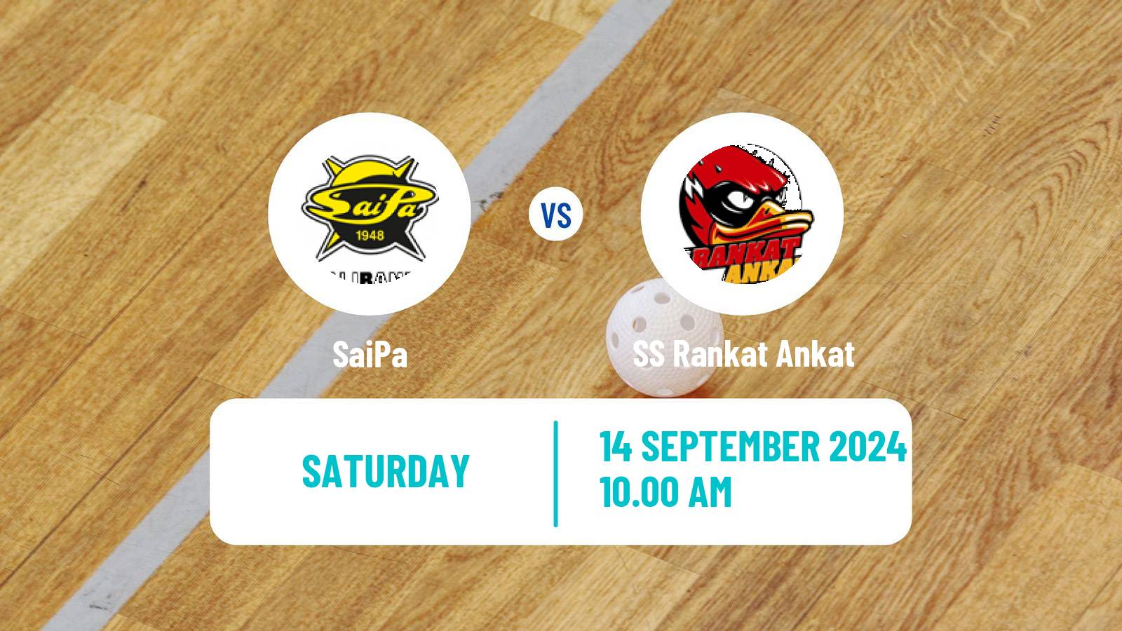 Floorball Finnish F-Liiga Women SaiPa - SS Rankat Ankat