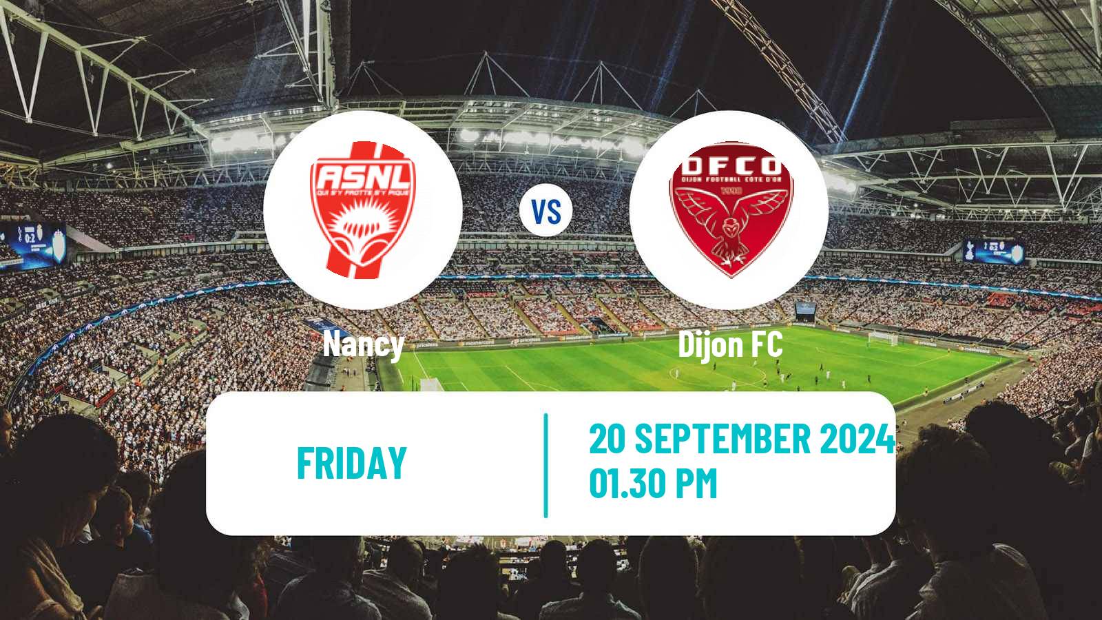 Soccer French National League Nancy - Dijon