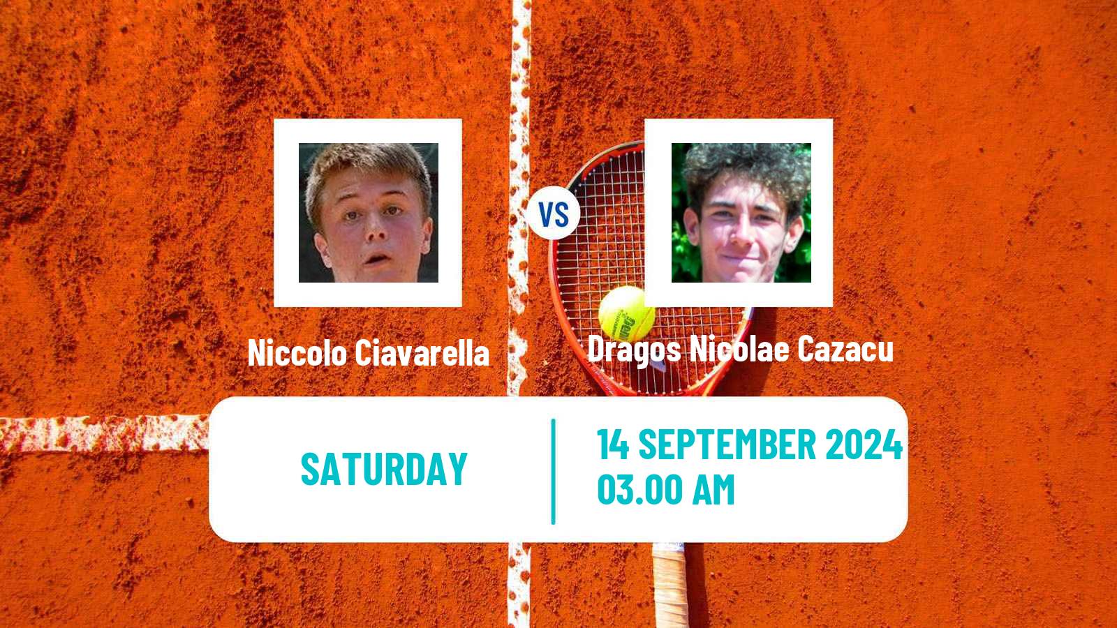 Tennis ITF M15 Buzau Men Niccolo Ciavarella - Dragos Nicolae Cazacu