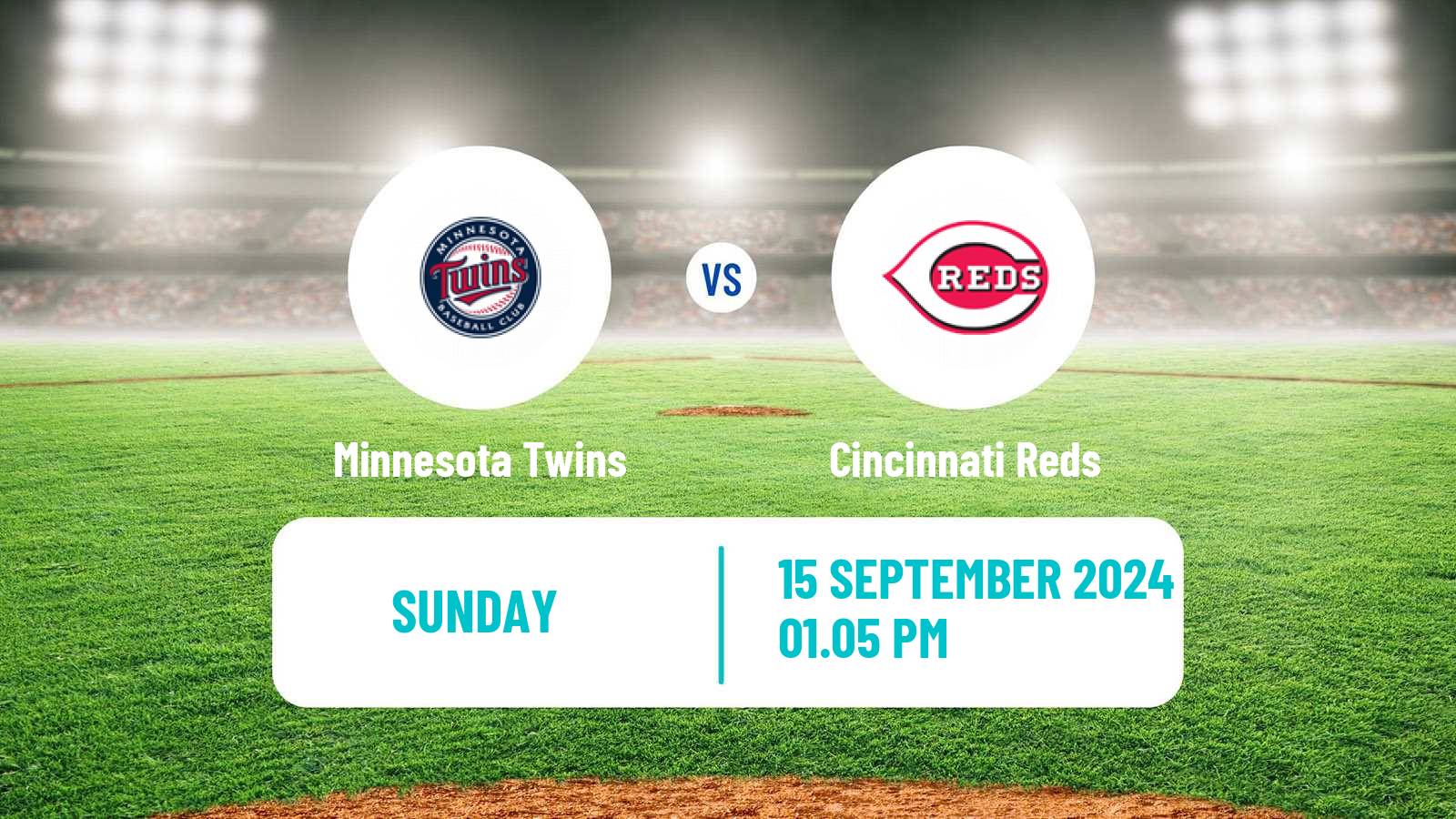 Baseball MLB Minnesota Twins - Cincinnati Reds