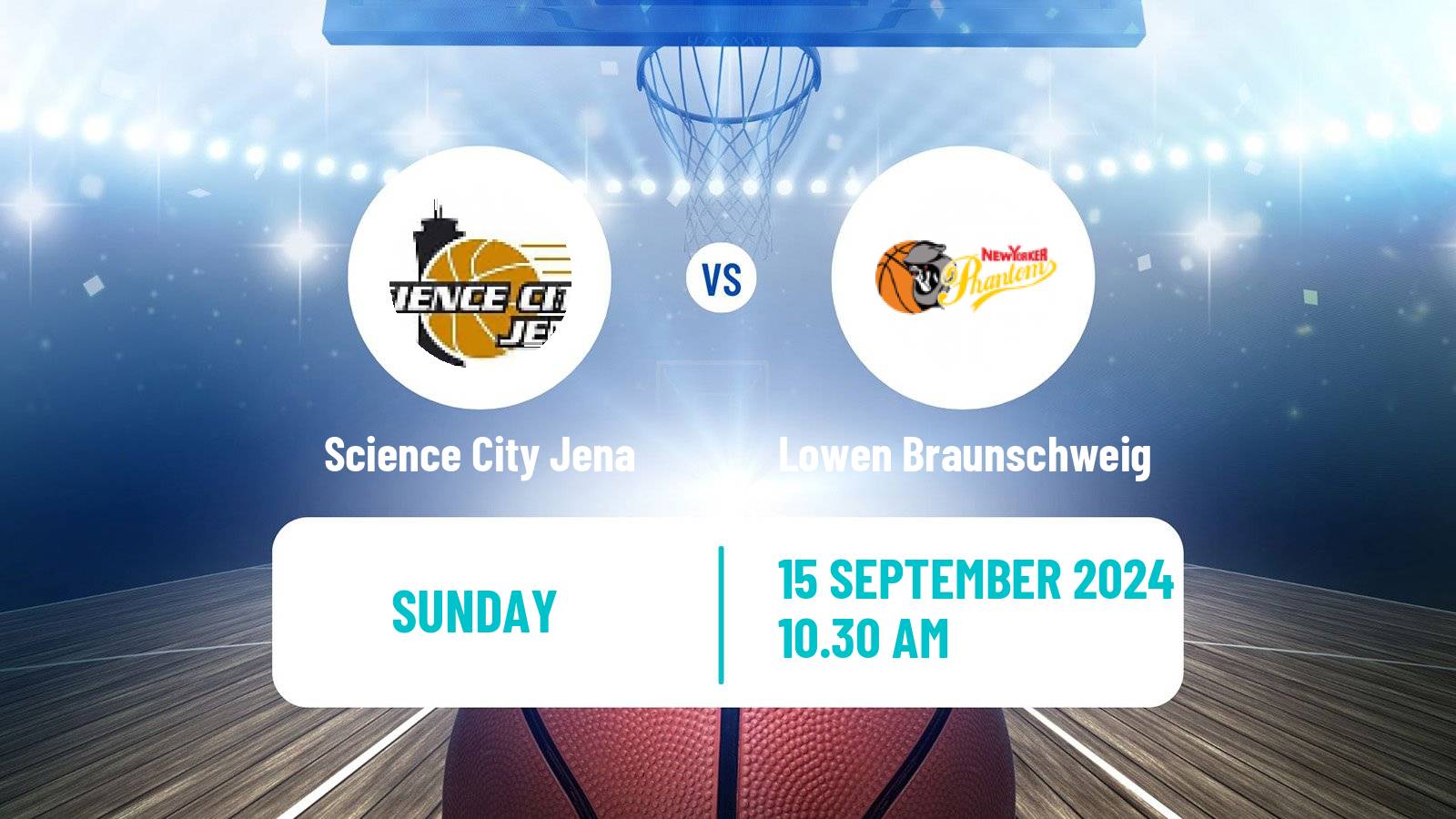 Basketball German Cup Basketball Science City Jena - Lowen Braunschweig