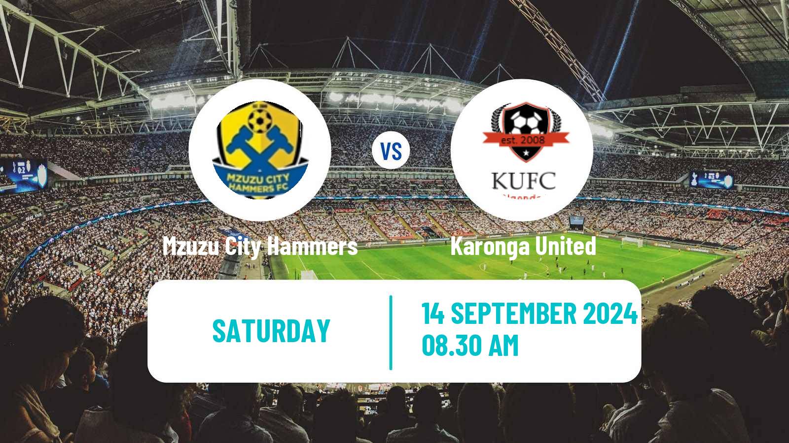 Soccer Malawi Premier Division Mzuzu City Hammers - Karonga United