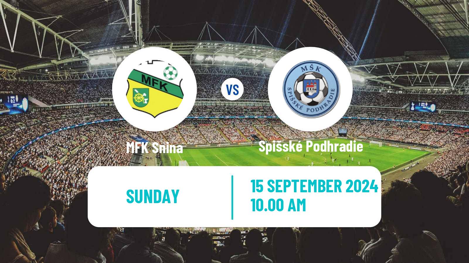 Soccer Slovak 3 Liga East Snina - Spišské Podhradie