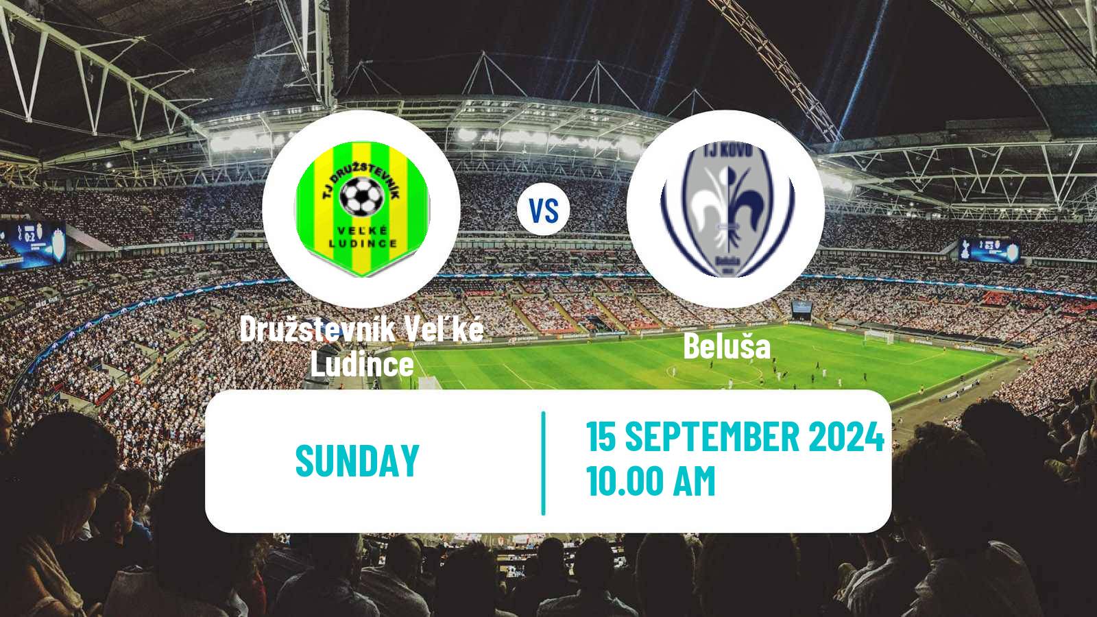 Soccer Slovak 3 Liga West Družstevník Veľké Ludince - Beluša