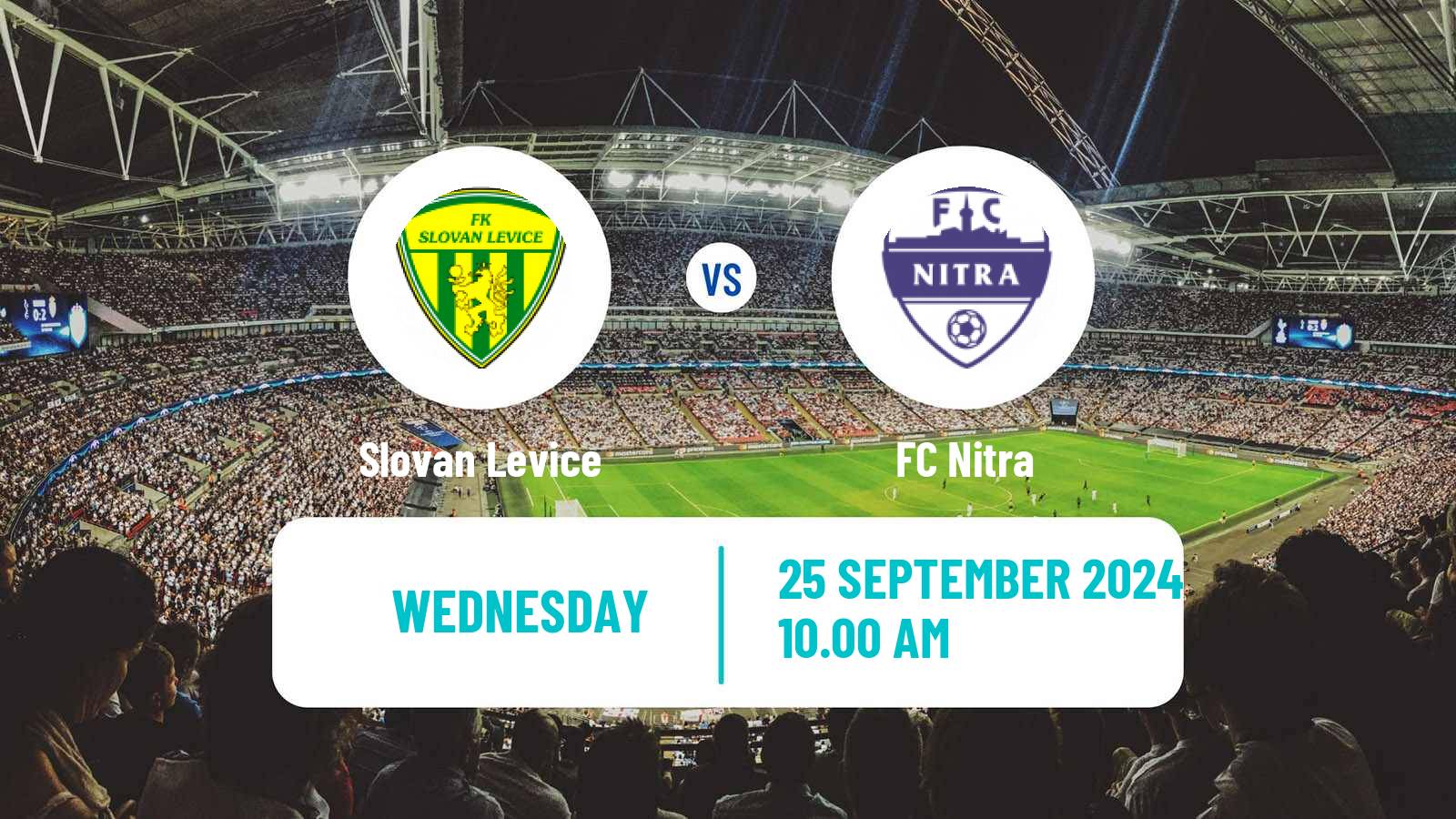 Soccer Slovak 4 Liga West Slovan Levice - Nitra