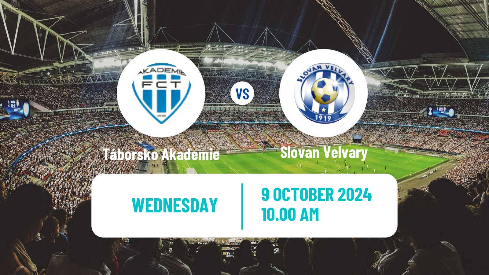 Soccer Czech CFL Group A Táborsko Akademie - Slovan Velvary