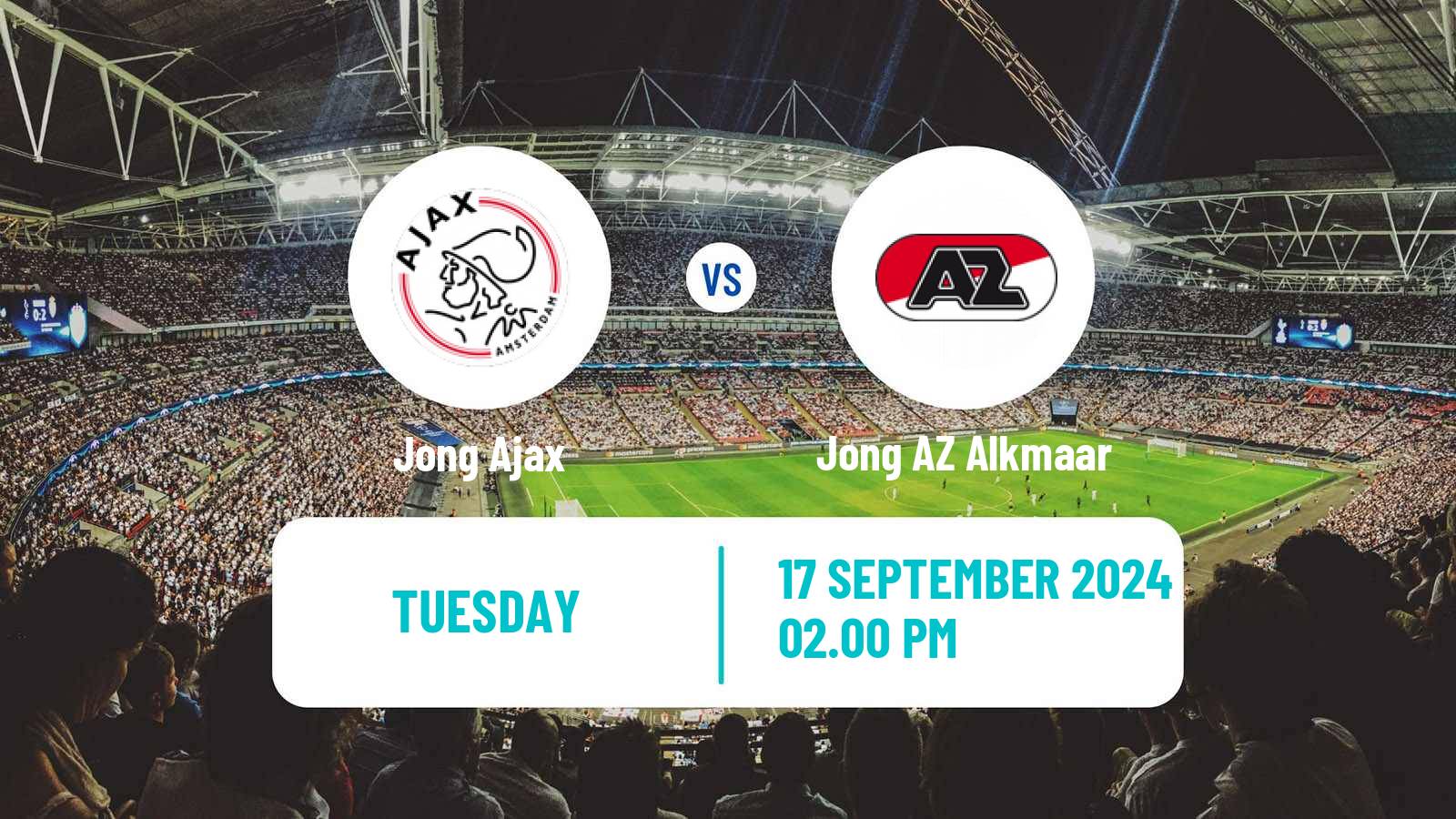 Soccer Dutch Eerste Divisie Jong Ajax - Jong AZ Alkmaar