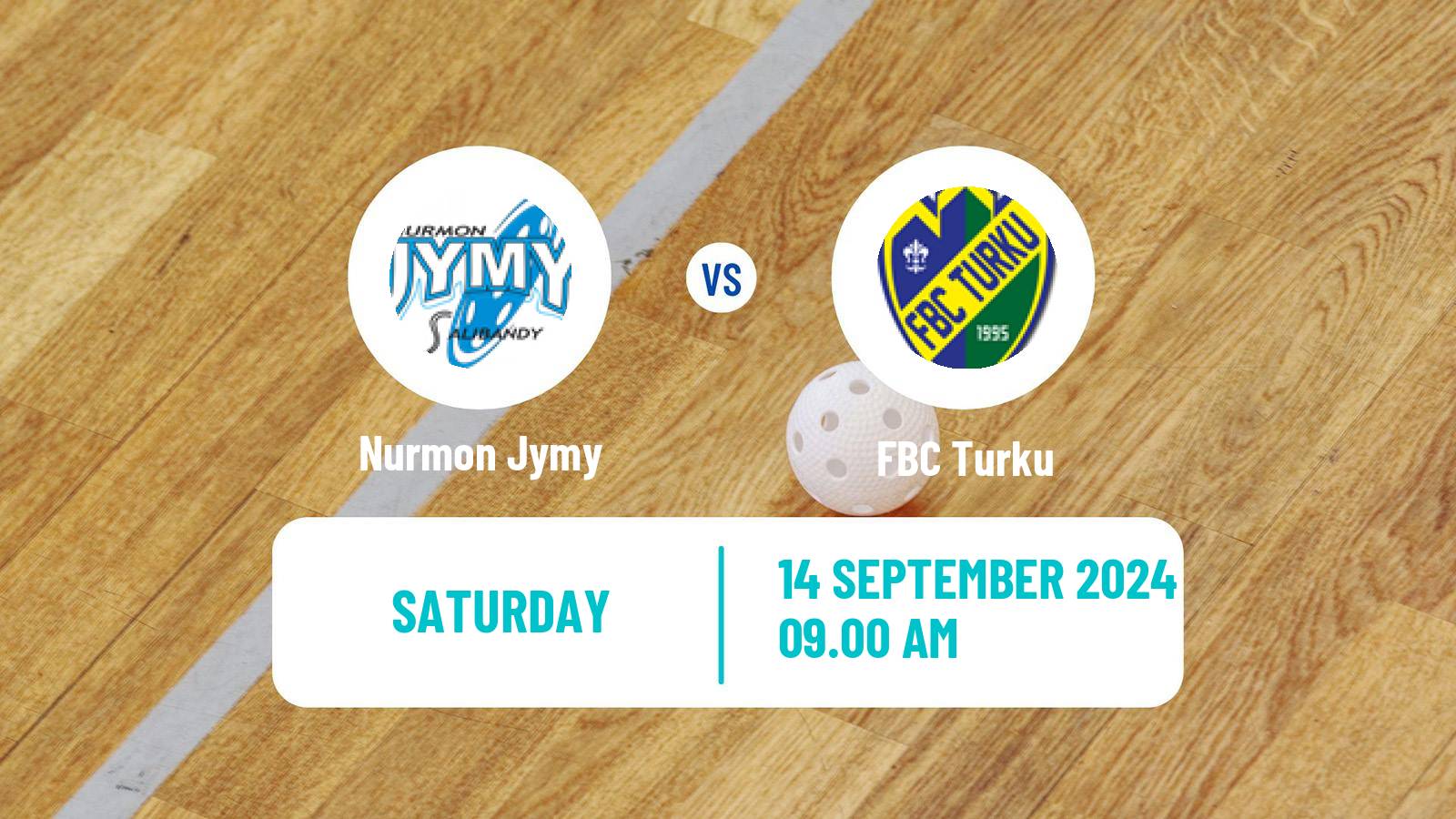 Floorball Finnish F-Liiga Nurmon Jymy - Turku