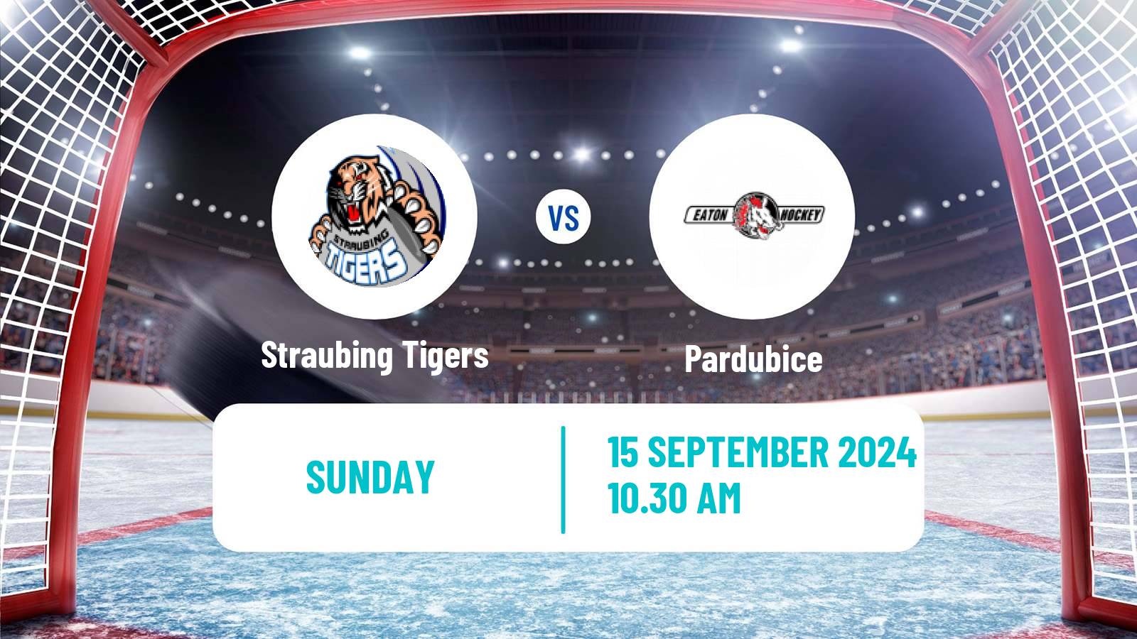 Hockey Champions League Ice Hockey Straubing Tigers - Pardubice