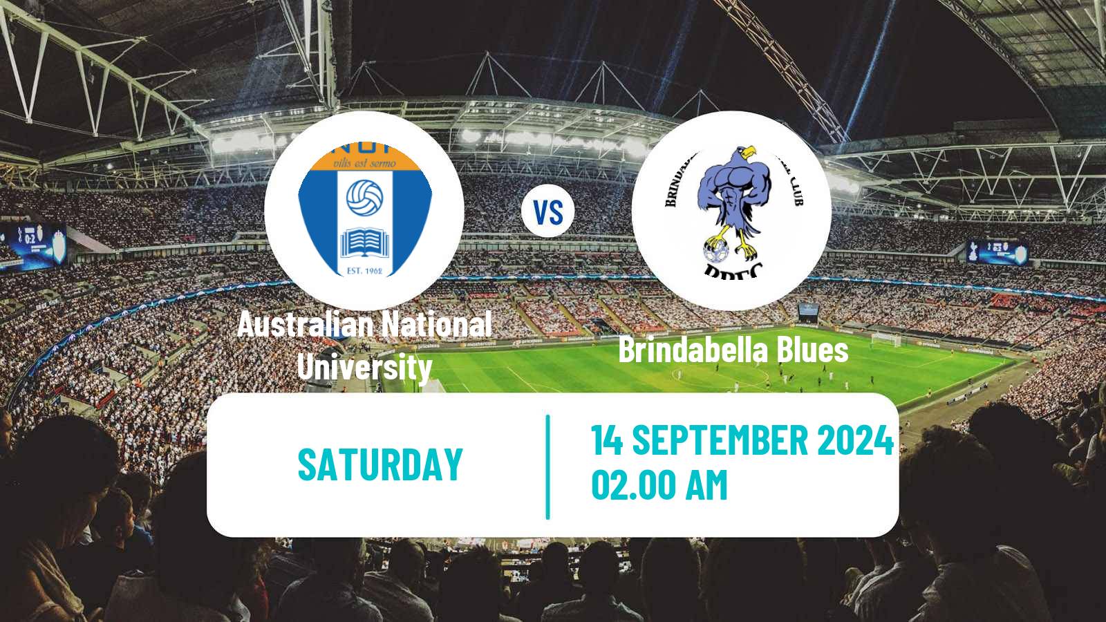 Soccer Australian Capital Premier League Australian National University - Brindabella Blues