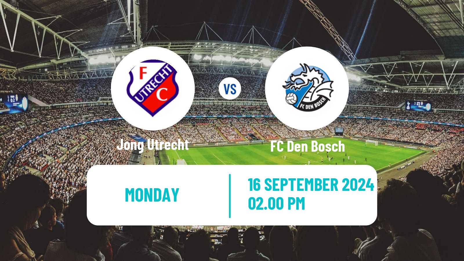 Soccer Dutch Eerste Divisie Jong Utrecht - Den Bosch