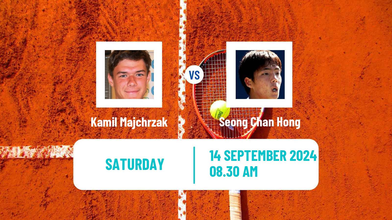 Tennis Davis Cup World Group I Kamil Majchrzak - Seong Chan Hong