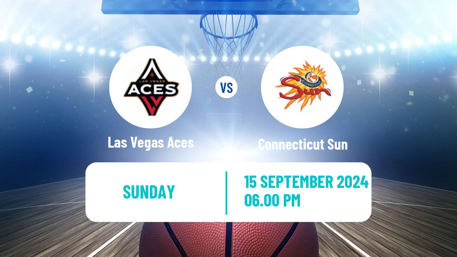 Basketball WNBA Las Vegas Aces - Connecticut Sun