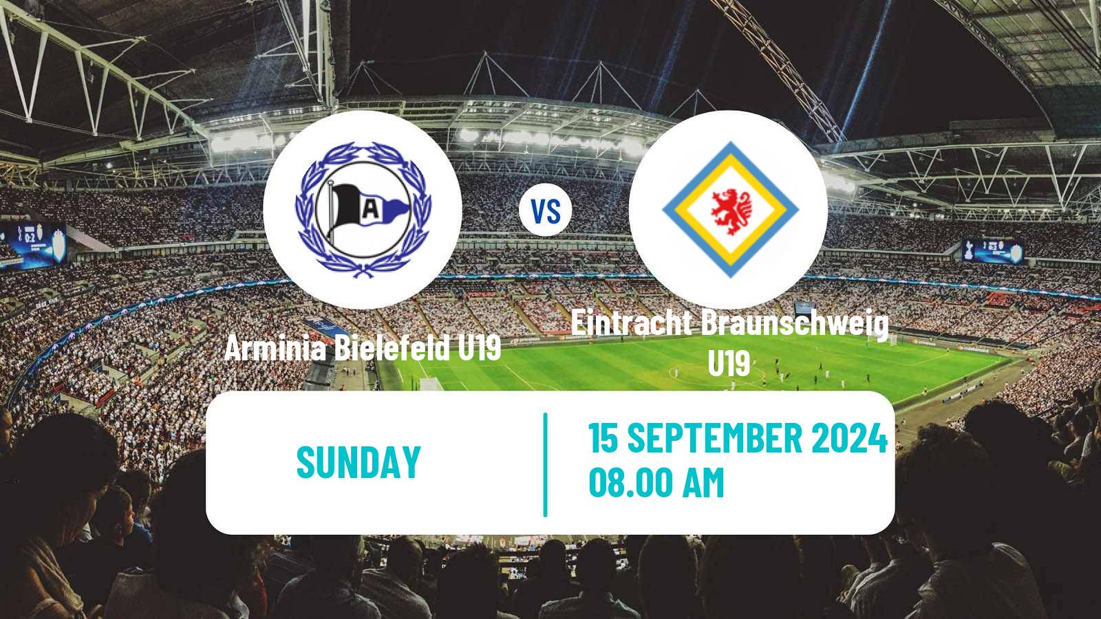 Soccer German DFB Youth League Arminia Bielefeld U19 - Eintracht Braunschweig U19