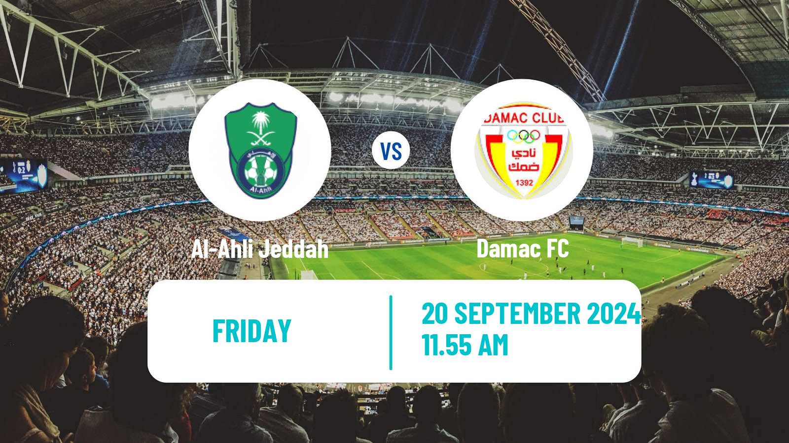 Soccer Saudi Professional League Al-Ahli Jeddah - Damac