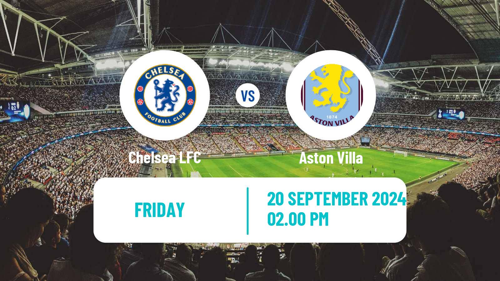 Soccer English WSL Chelsea - Aston Villa