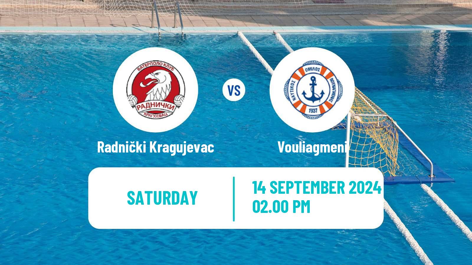 Water polo Champions League Water Polo Radnički Kragujevac - Vouliagmeni