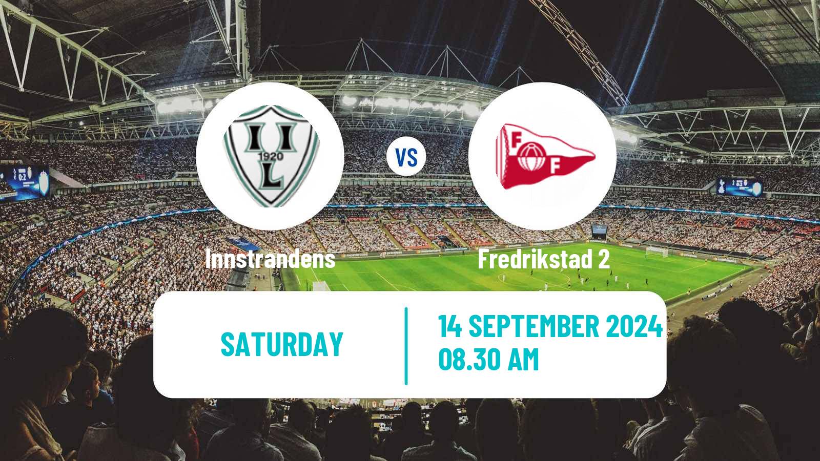 Soccer Norwegian Division 3 - Group 6 Innstrandens - Fredrikstad 2