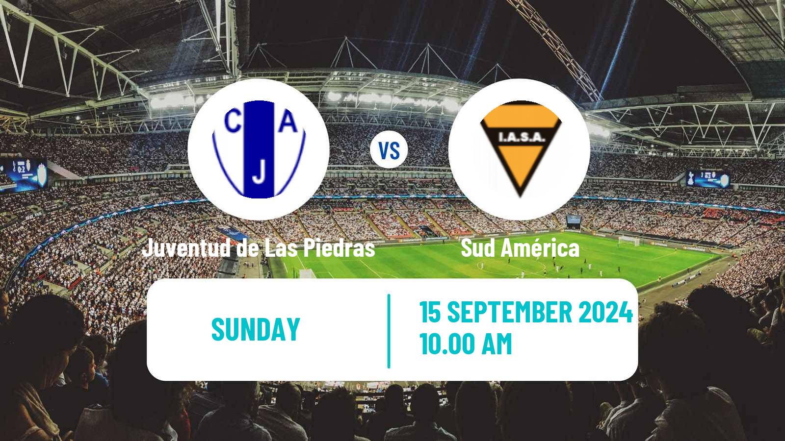 Soccer Uruguayan Segunda Division Juventud de Las Piedras - Sud América