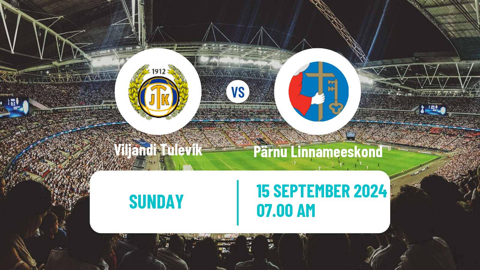 Soccer Estonian Esiliiga B Viljandi Tulevik - Pärnu Linnameeskond