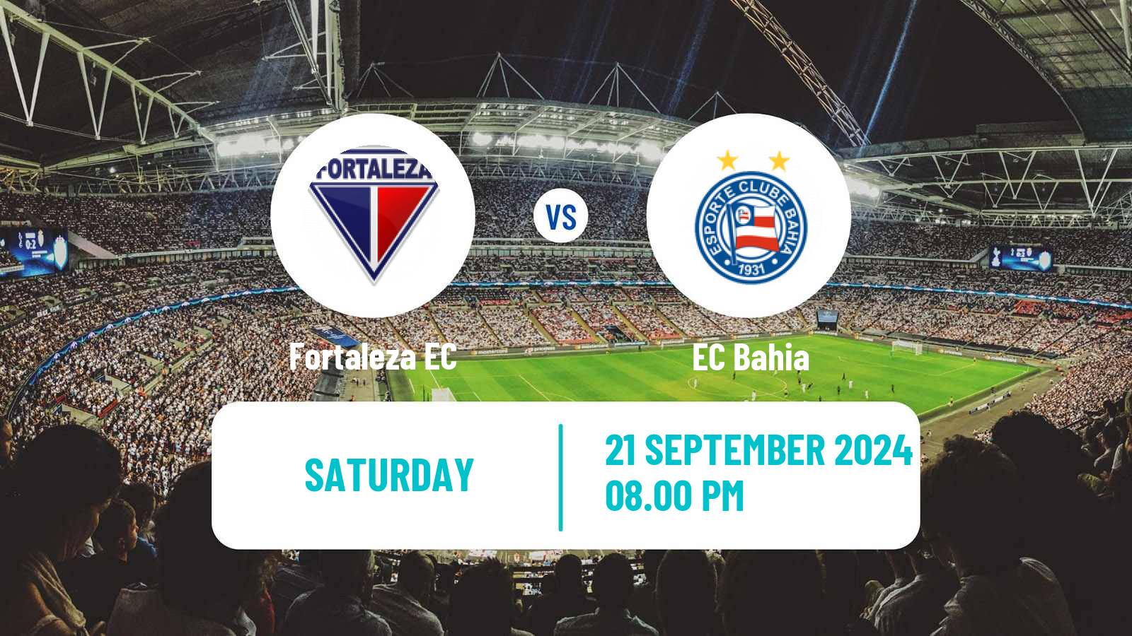 Soccer Brazilian Serie A Fortaleza - Bahia