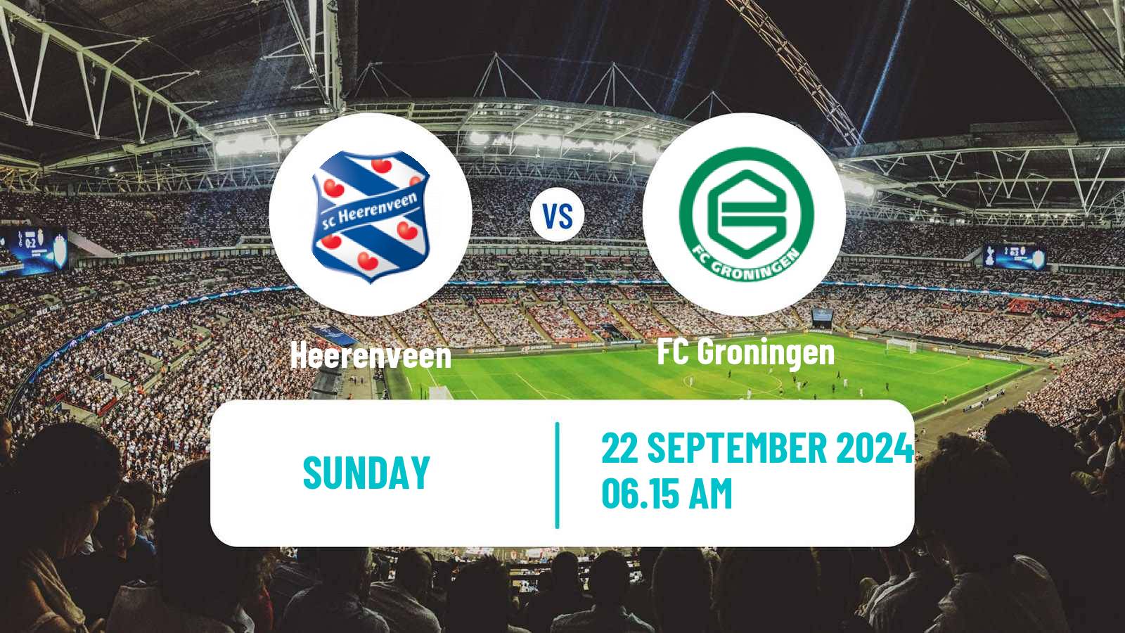 Soccer Dutch Eredivisie Heerenveen - Groningen