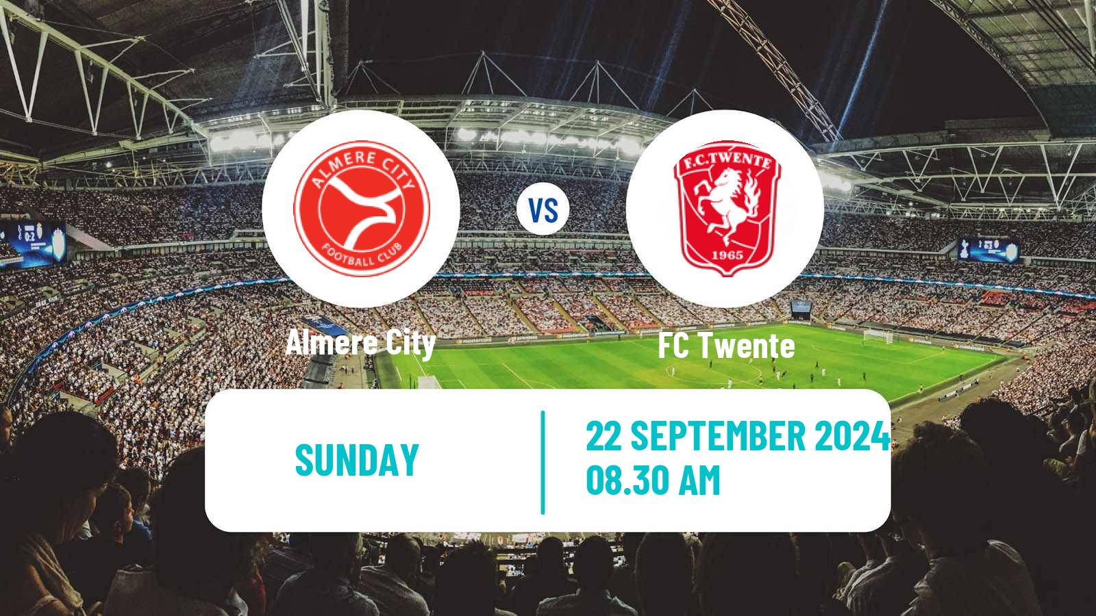 Soccer Dutch Eredivisie Almere City - Twente