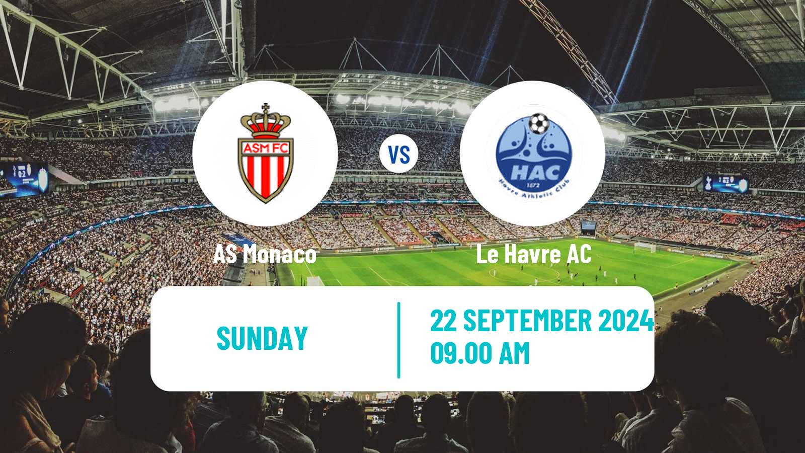 Soccer French Ligue 1 Monaco - Le Havre