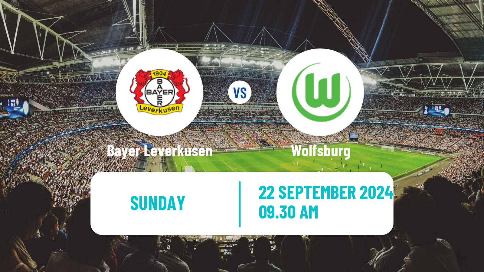 Soccer German Bundesliga Bayer Leverkusen - Wolfsburg