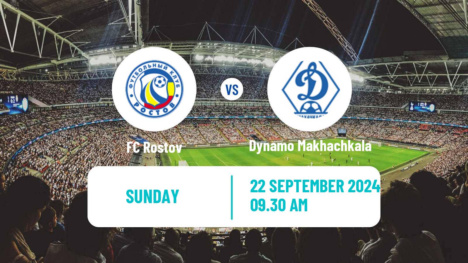 Soccer Russian Premier League Rostov - Dynamo Makhachkala