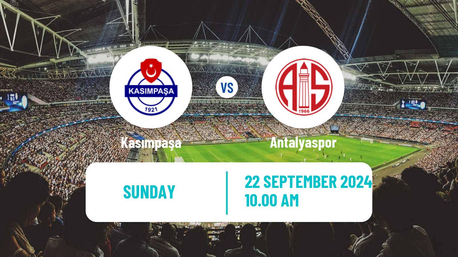 Soccer Turkish Super League Kasımpaşa - Antalyaspor