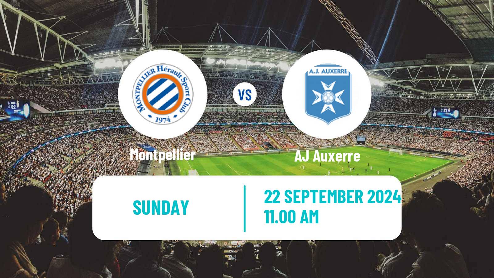 Soccer French Ligue 1 Montpellier - Auxerre