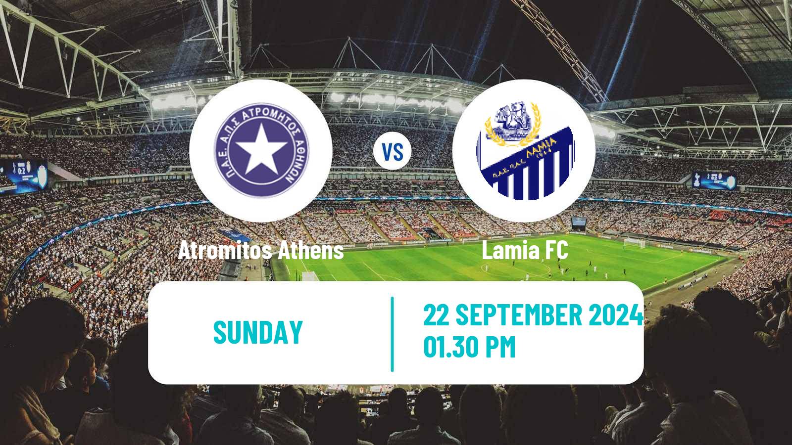 Soccer Greek Super League Atromitos Athens - Lamia