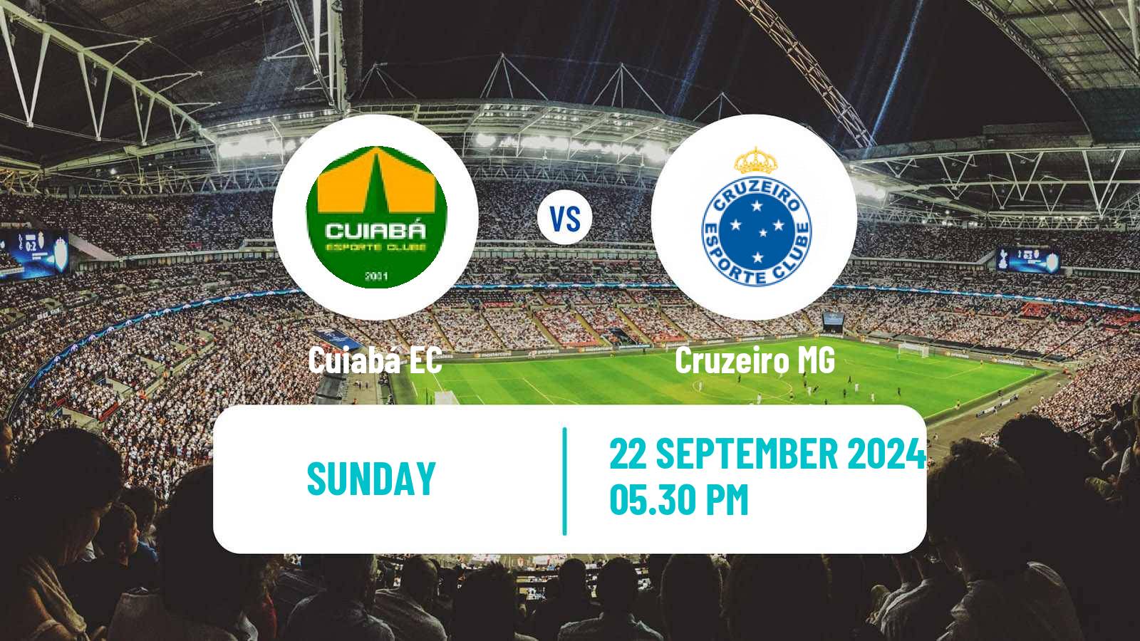 Soccer Brazilian Serie A Cuiabá - Cruzeiro