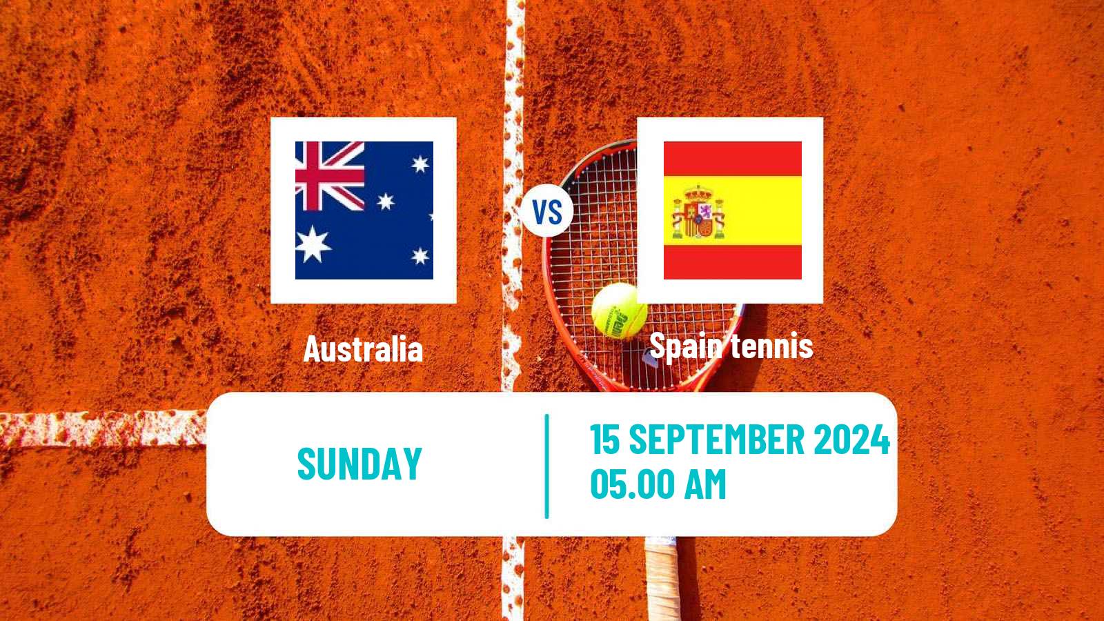 Tennis Davis Cup - World Group Teams Australia - Spain