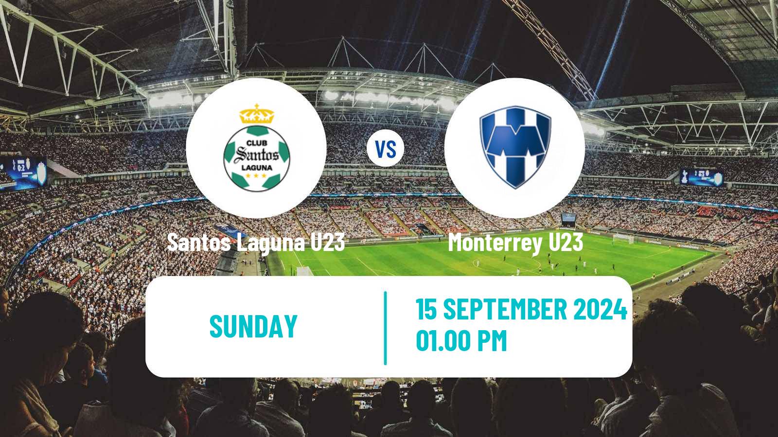 Soccer Mexican Liga MX U23 Santos Laguna U23 - Monterrey U23