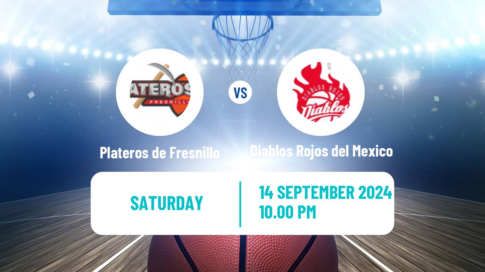 Basketball Mexican LNBP Plateros de Fresnillo - Diablos Rojos del Mexico