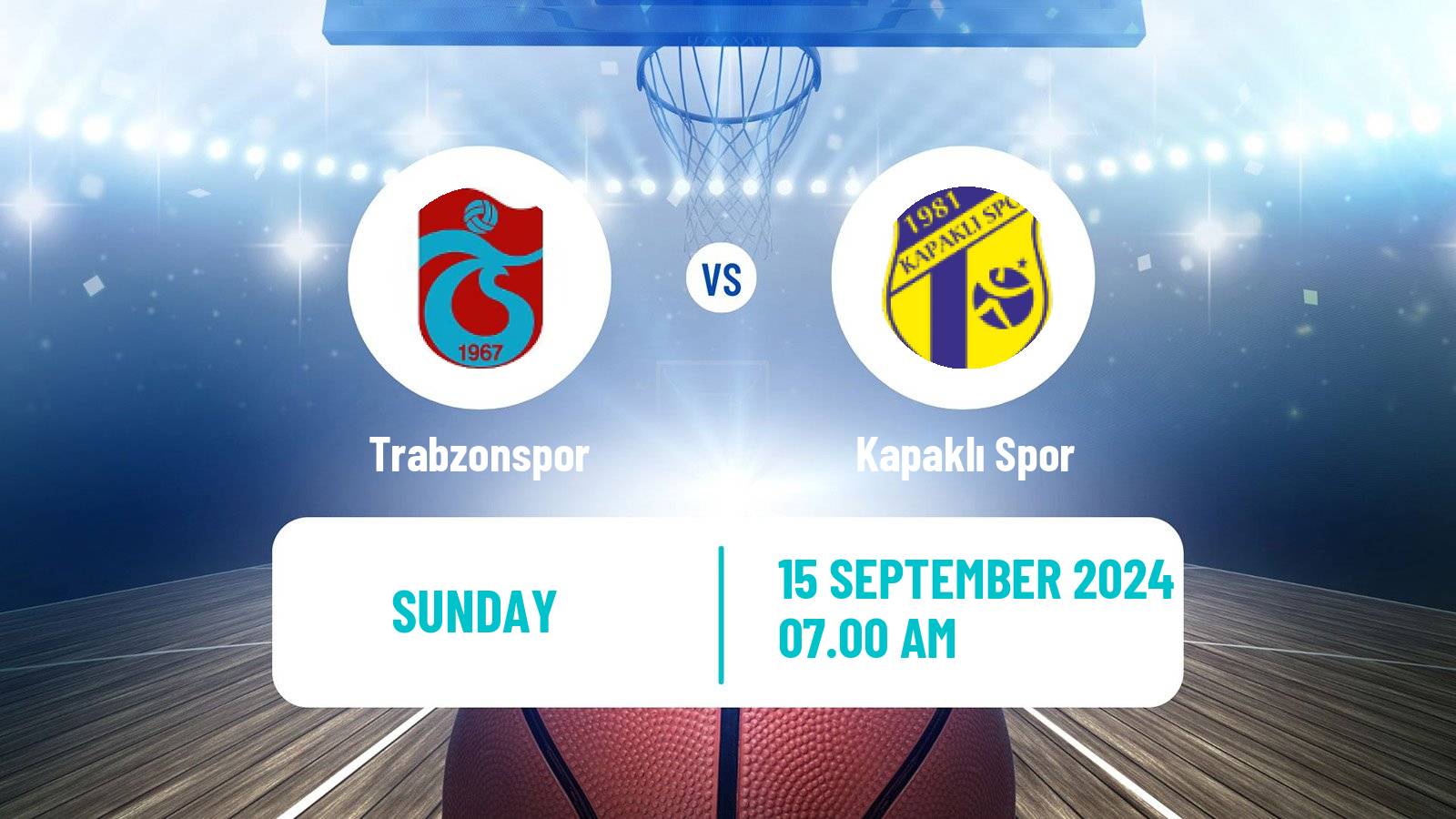 Basketball Turkish TBL Trabzonspor - Kapaklı Spor