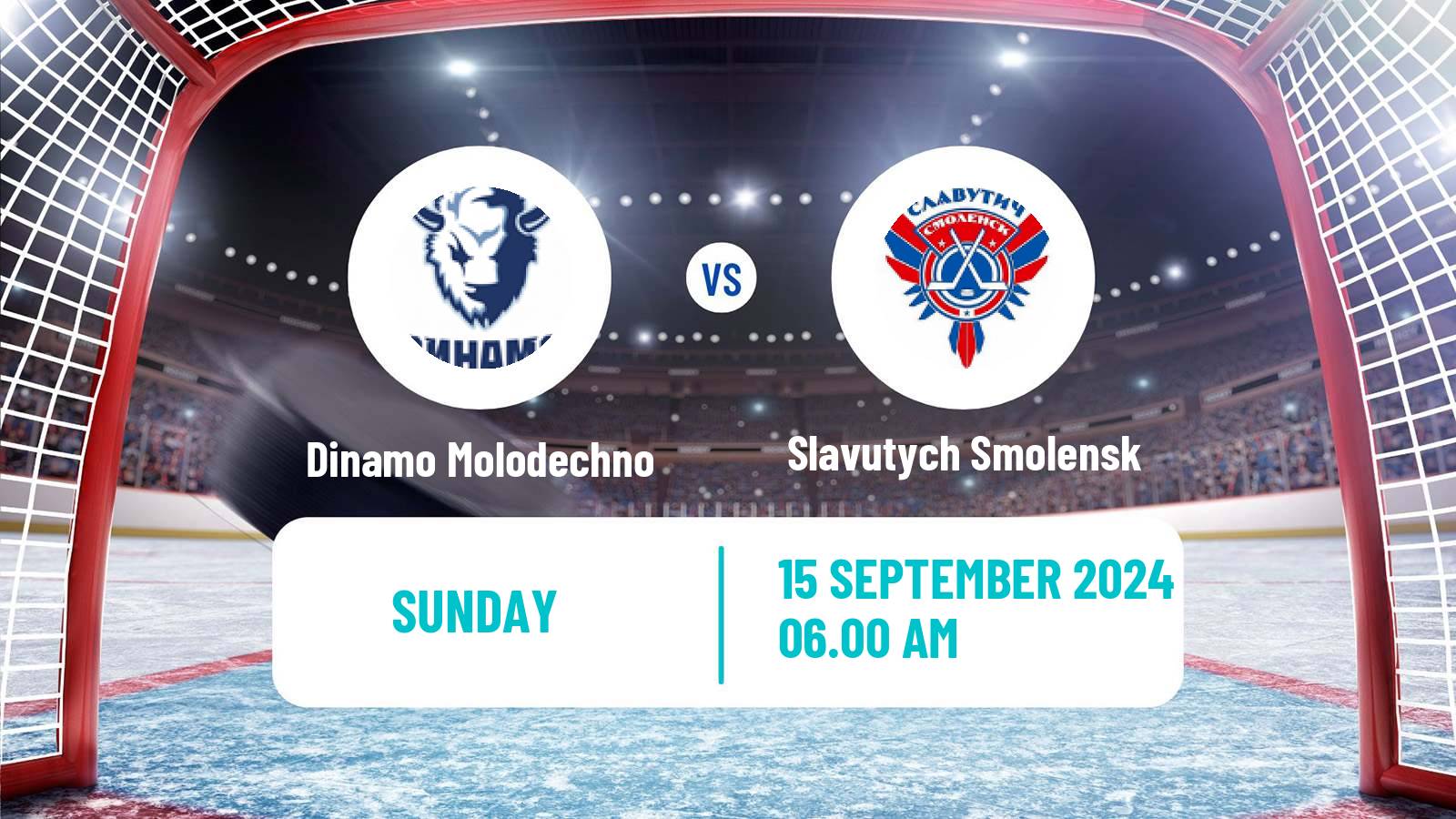 Hockey Belarusian Extraleague Dinamo Molodechno - Slavutych Smolensk