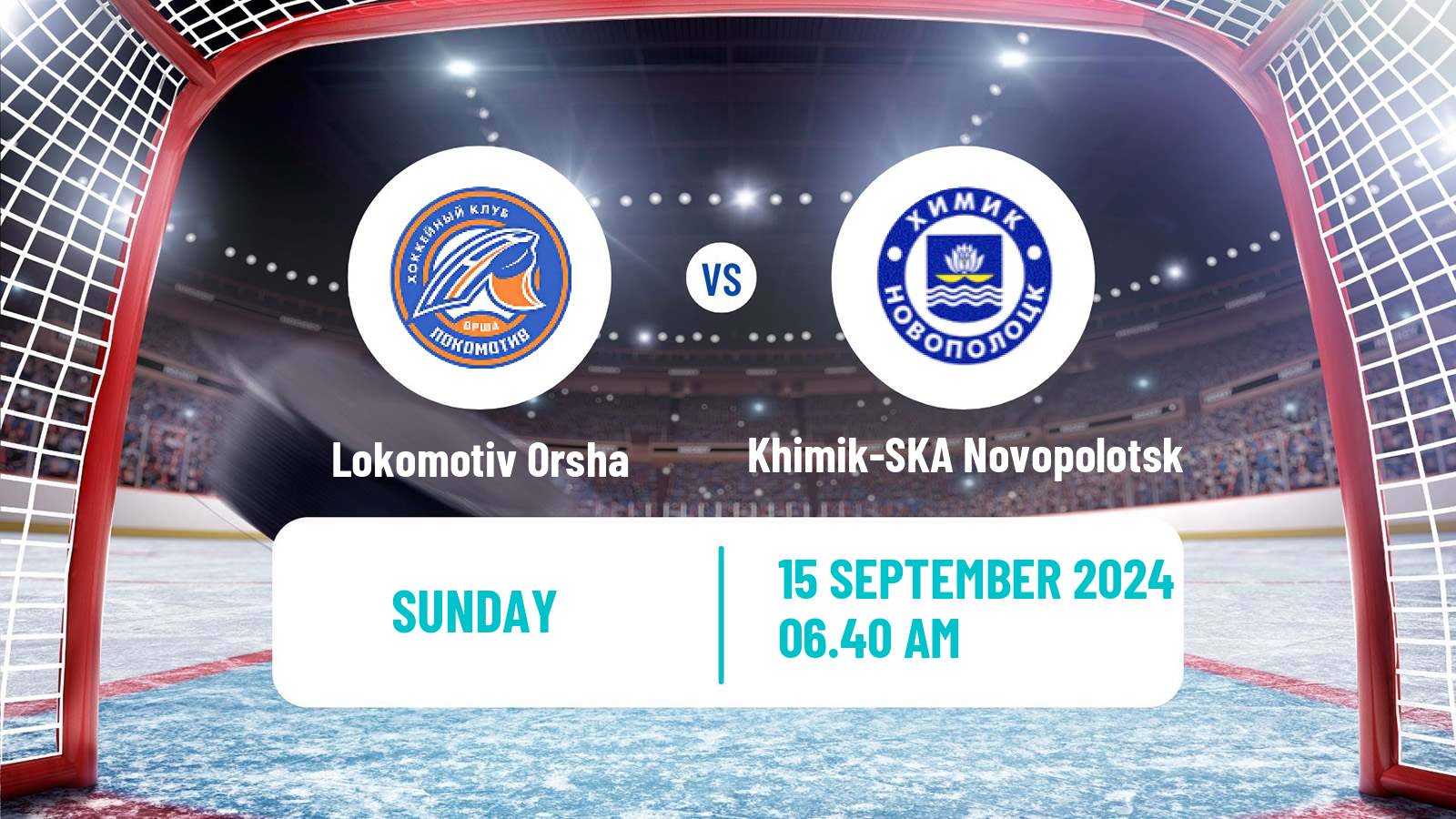 Hockey Belarusian Extraleague Lokomotiv Orsha - Khimik-SKA Novopolotsk