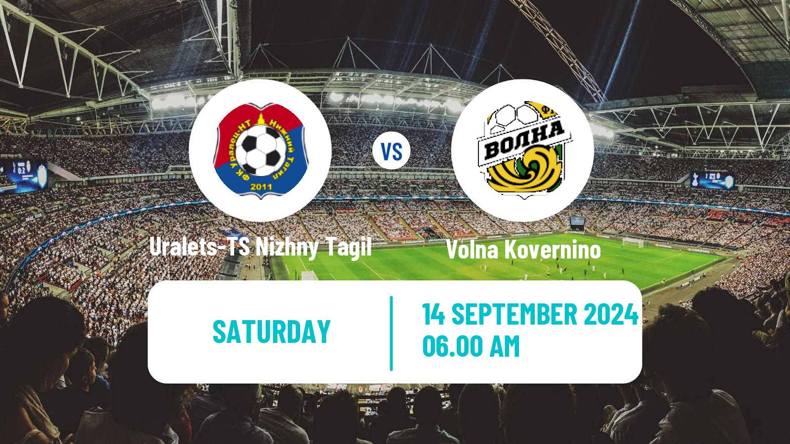 Soccer  FNL 2 Division B Group 4 Uralets-TS Nizhny Tagil - Volna Kovernino