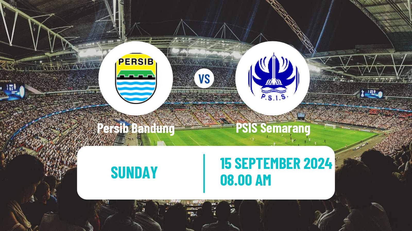 Soccer Indonesian Liga 1 Persib Bandung - PSIS Semarang