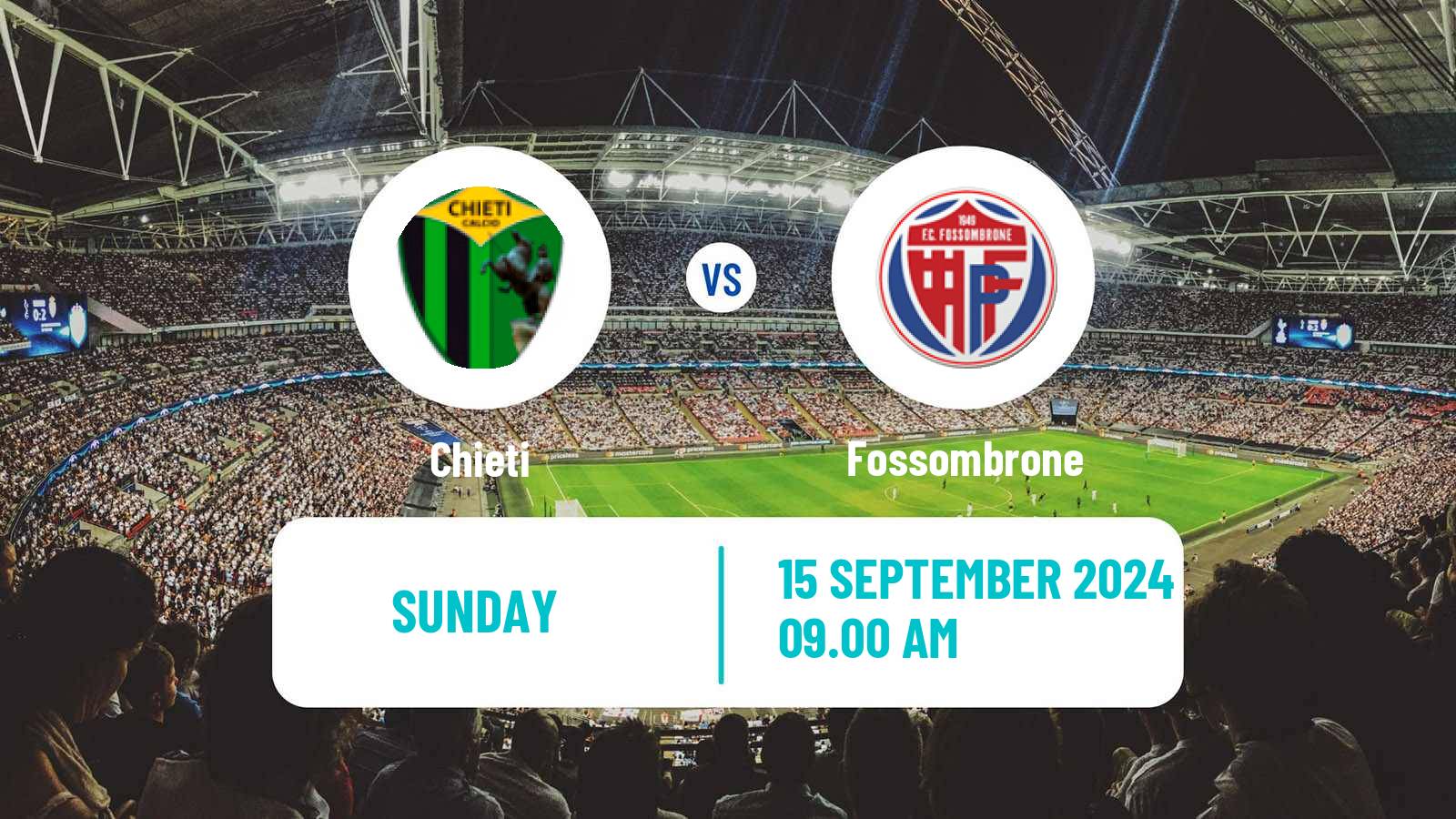 Soccer Italian Serie D - Group F Chieti - Fossombrone