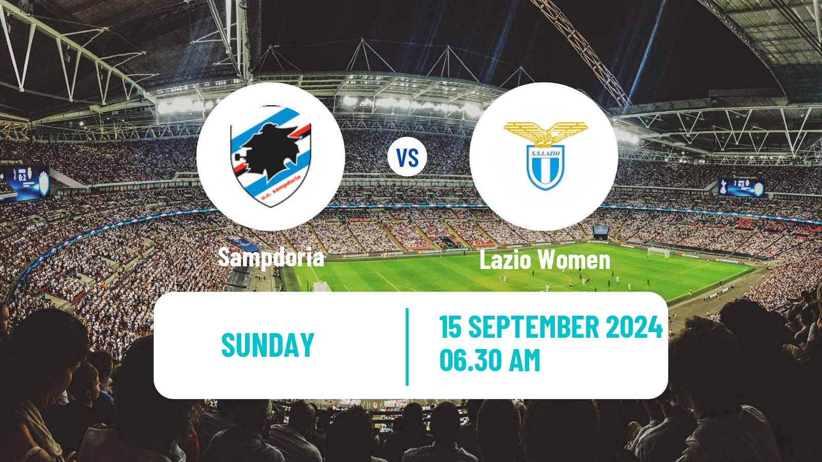 Soccer Italian Serie A Women Sampdoria - Lazio